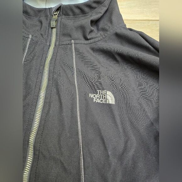 The North Face Kilowatt Hooded Jacket gray and black mens size medium - Picture 5 of 7